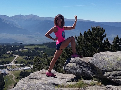 Beatriz Pascual realizando entrenamiento de altitud utilizando nuestros suplementos deportivos