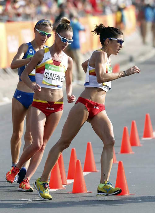 Beatriz Pascual en la carrera de los Juegos Olímpicos con nuestros suplementos deportivos