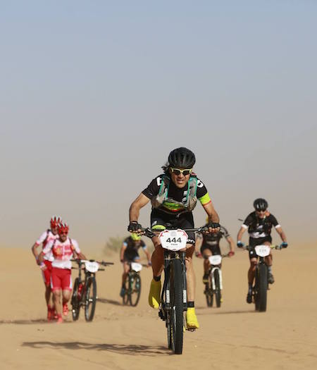 Fran Tejada en la Titan Desert con suplementos deportivos